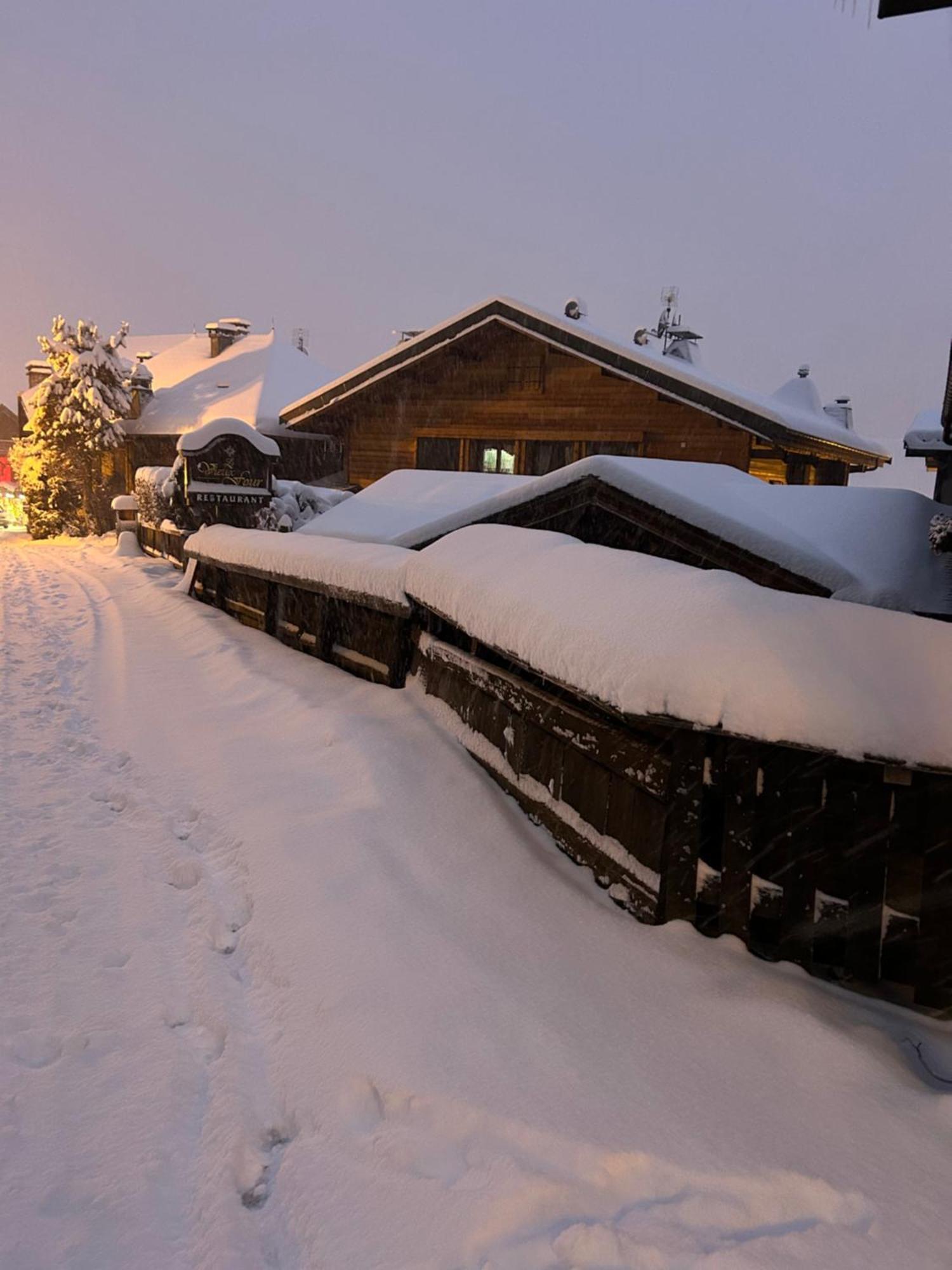 シャテルLe Hameau Des 4 Saisonsアパートメント エクステリア 写真